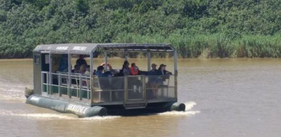 guests enjoying a Hippo and Crocodile cruise in Isimangaliso